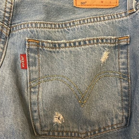 Levi Strauss & Co. Distressed Jean shorts - Picture 9 of 9